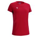 Lute Womens Cotton T-shirt RED M T-skjorte med feminint snitt