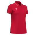 Melody polo RED/WHT 3XS Poloskjorte - Dame